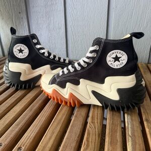 Converse Run Star Motion White Gum Platform Women's 9 Men's 7.5 Streetwear Skate